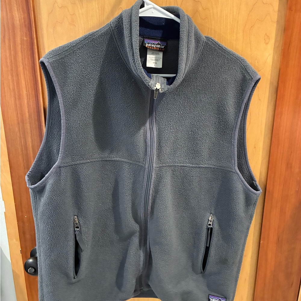 Patagonia Men's Charcoal Fleece Vest